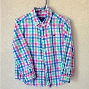 Vineyard Vines Toddler Boy Plaid Shirt